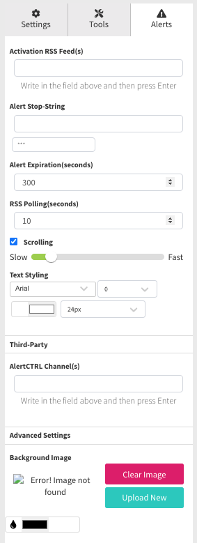 Canvas - Alerts