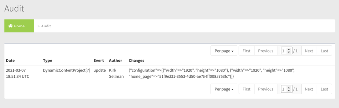 Canvas Audit