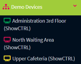 Device Group 1 Red 1 Yellow 1 Green