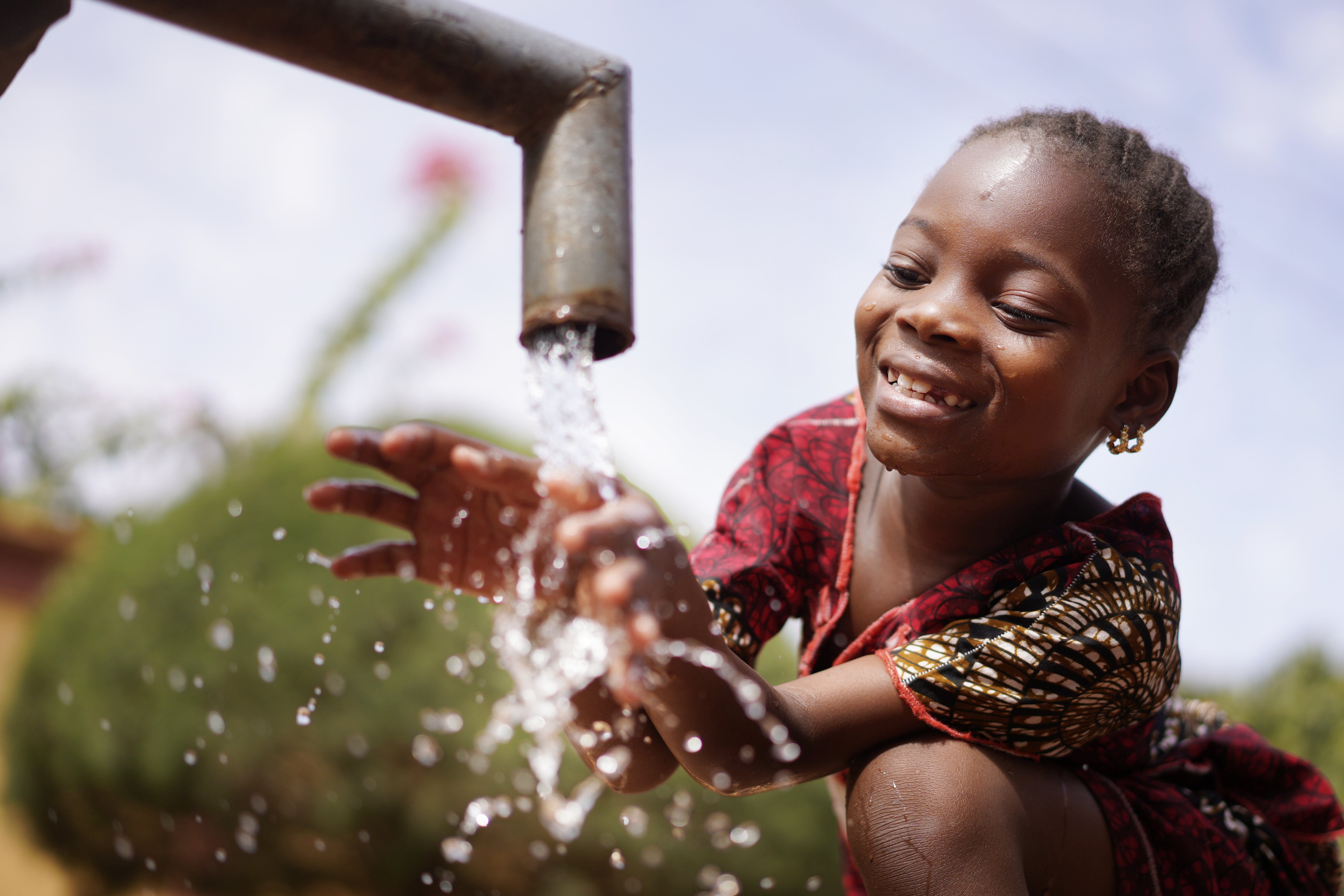 Girl with water