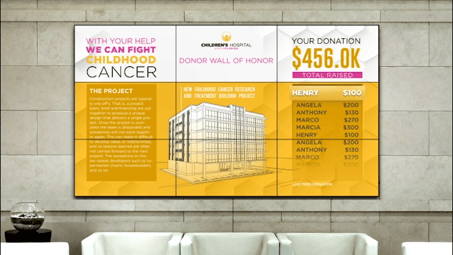Donor Walls: Why Your Nonprofit Should Go Digital