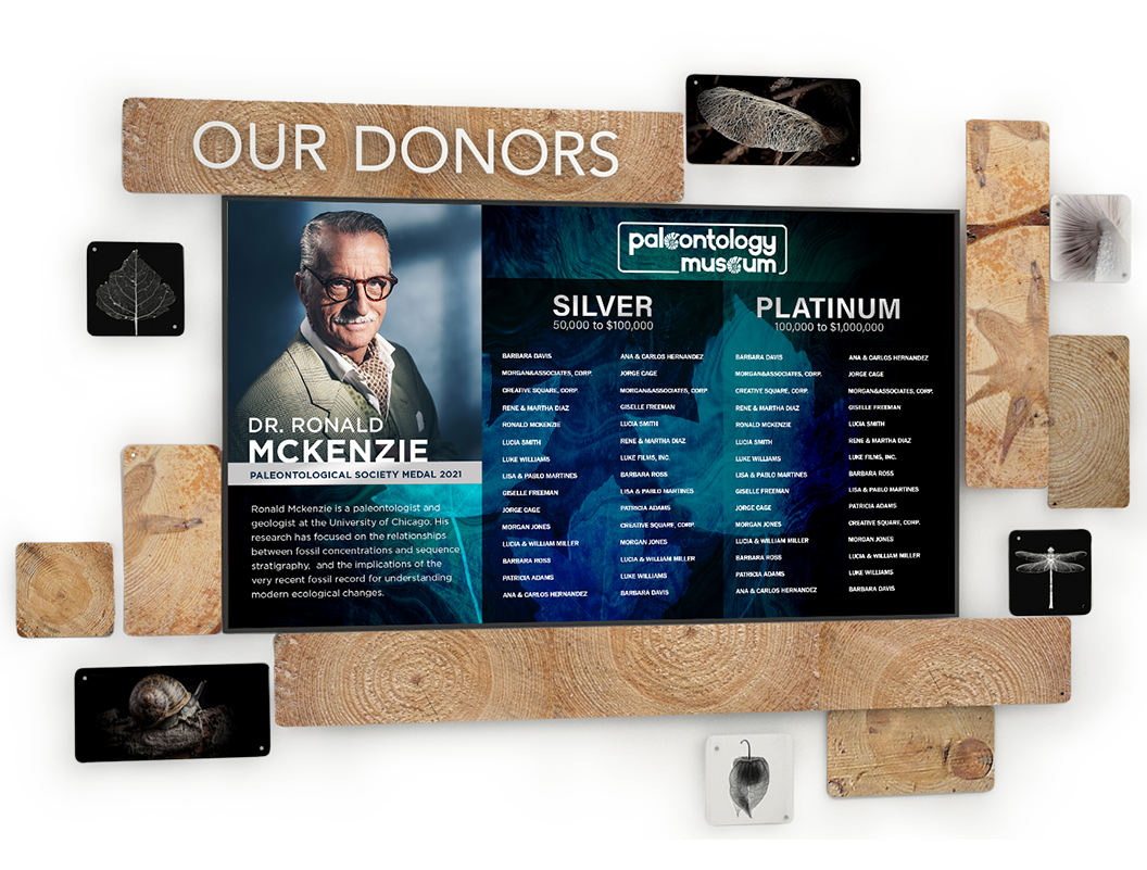 digital donor wall