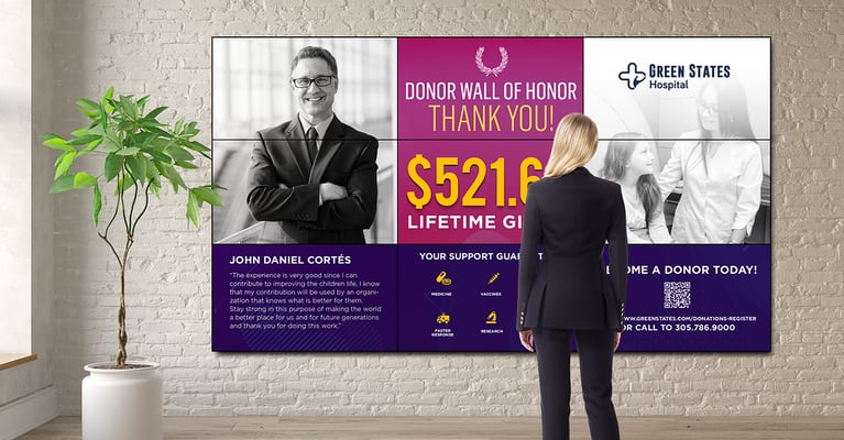 Donor Cultivation Ideas with Digital Signage