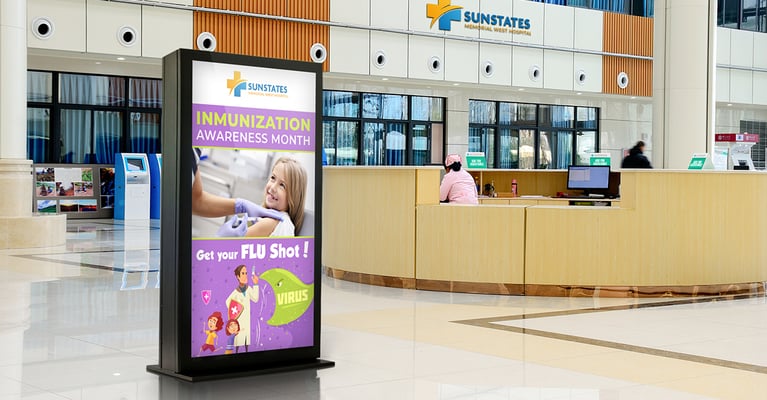 How to Use Digital Signage to Promote Awareness In Your Hospital