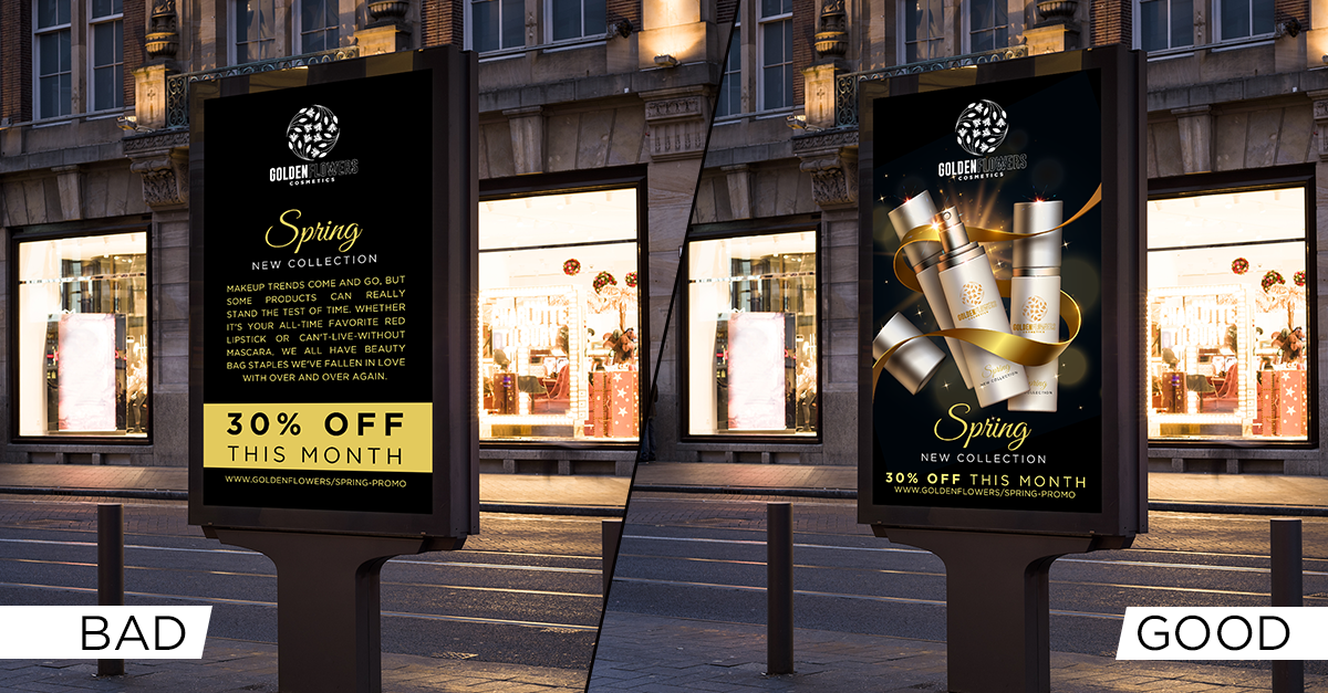 visual digital signage content