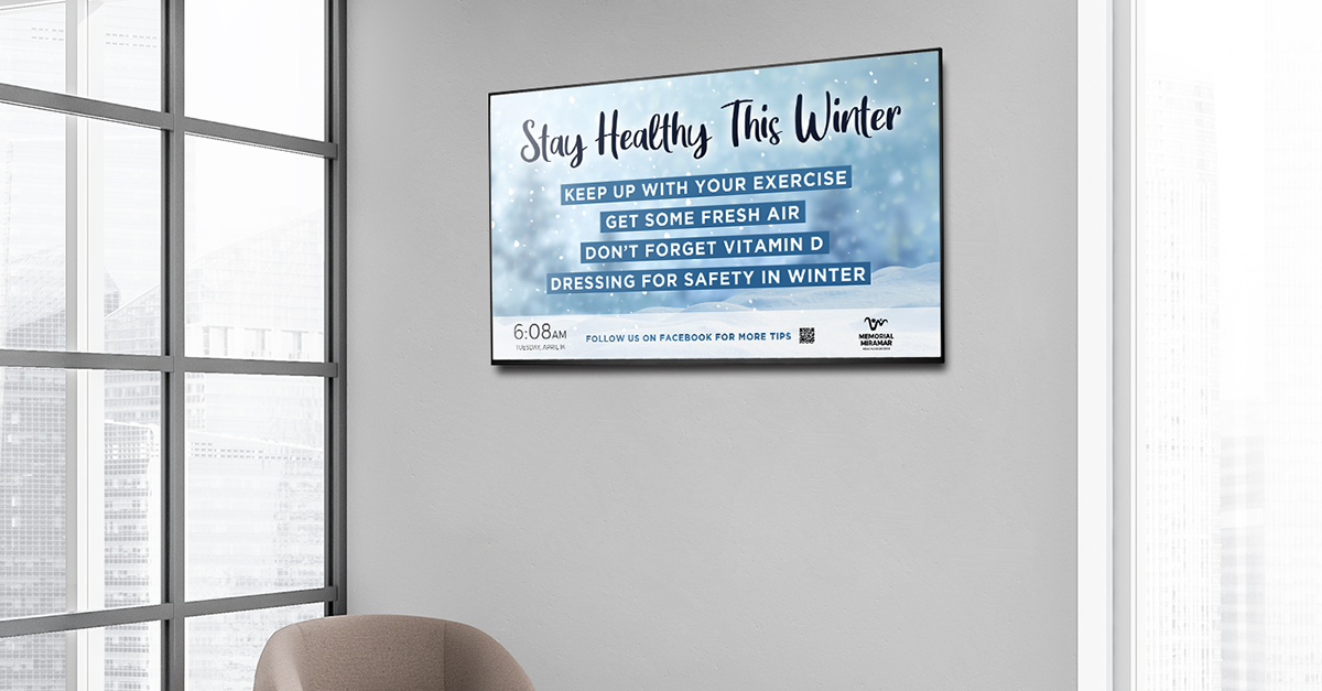 Seasonal Healthcare Content to Help Waiting Room Patients